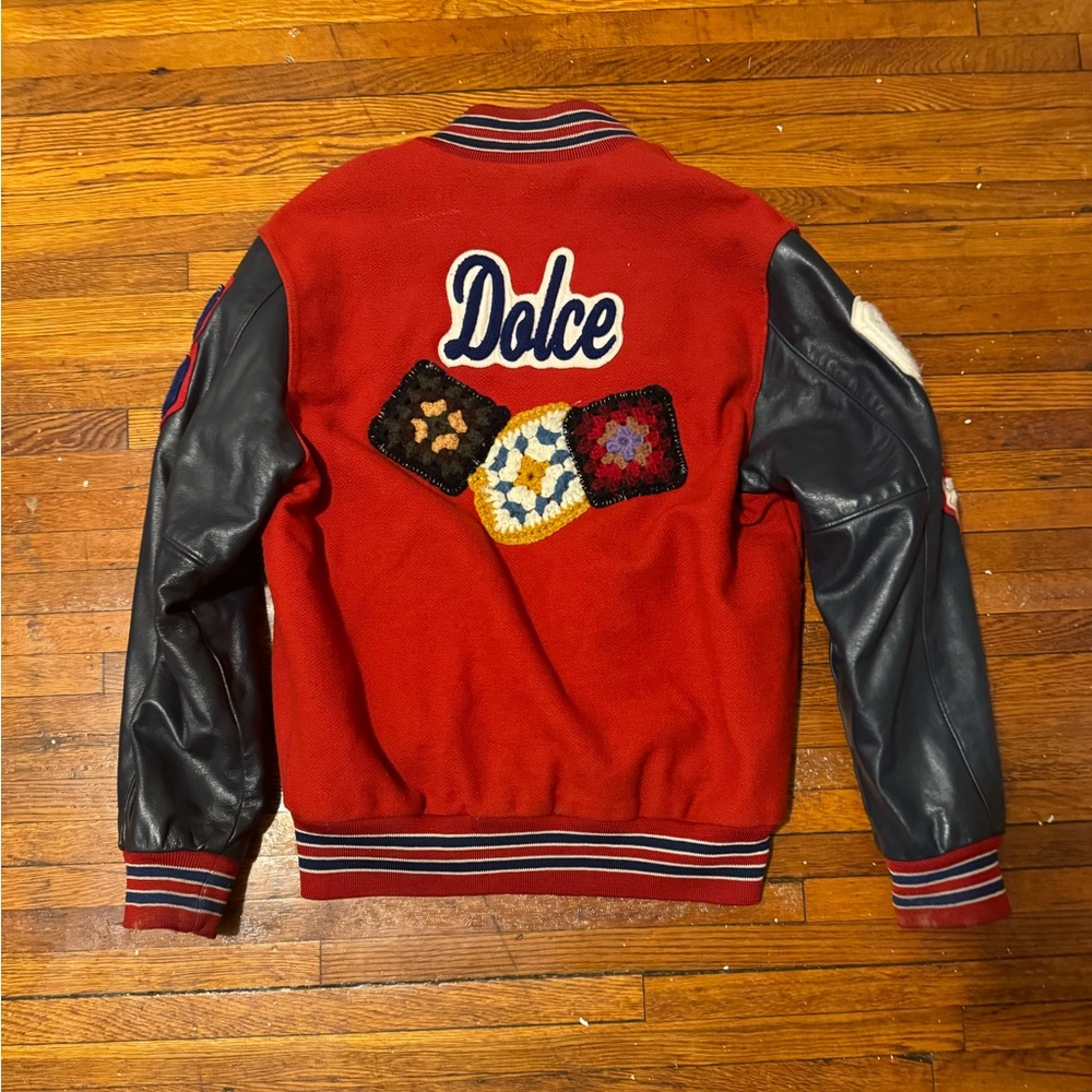 Chenille embroidery Vintage Varsity Jacket